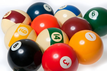 Wall Mural - Billard Balls