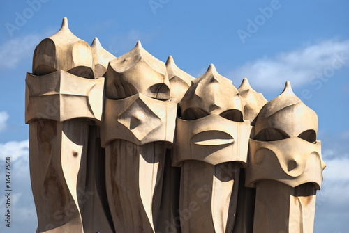 Fotografía Casa Milà, La Pedrera, Barcelona