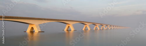 Nowoczesny obraz na płótnie zeelandbrücke