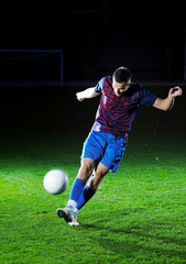 Wall Mural - football player in action