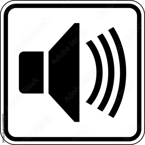 Lautsprecher Lautst rke laut  Schild Zeichen Symbol  Adobe 