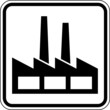 © T. Michel - Industriegebiet Fabrik Schild Zeichen Symbol
