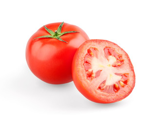 Canvas Print - Juicy tomato and half