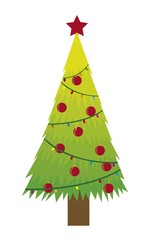 Wall Mural - tree christmas