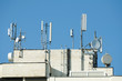GSM transmitters on a roof