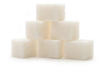 Poster - Sugar isolated on the white background