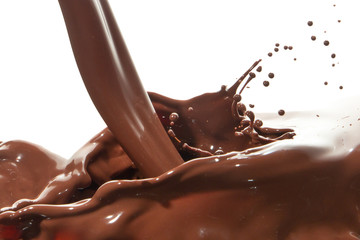 Poster - pouring chocolate