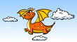 © virinaflora - Мультфильм милый дракон, символ 2012