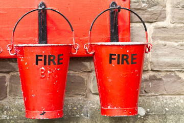 Two Fire Buckets