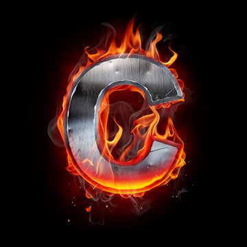 Hot metal letter