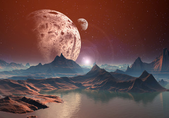 Wall Mural - the highlands of nidora 03