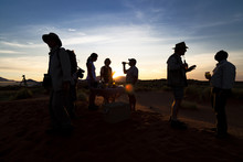 Sundowner In Der Namib Wüste