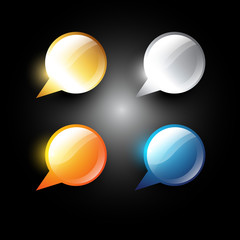 Wall Mural - chat bubble