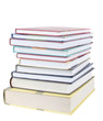 © a2bb5s - A stack books isolated on white