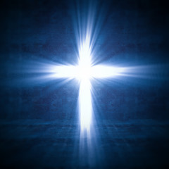 Wall Mural - cross light