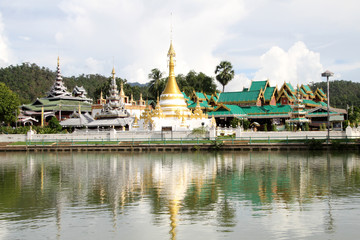 Wall Mural - Wat Chong Kham, Mae Hong Son