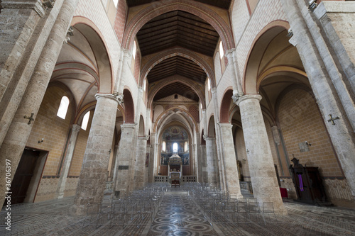 Fotografie, Obraz Anagni (Frosinone, Lazio, Italy) - Medieval cathedral interior