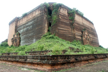 Wall Mural - Old brick stupa