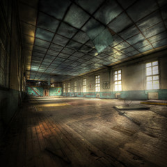 Wall Mural - abandoned Gym