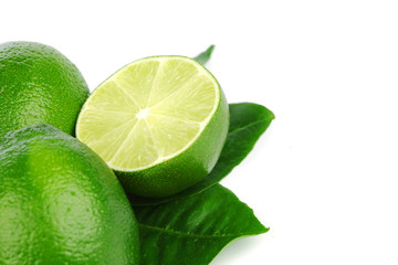 Poster - limes on white