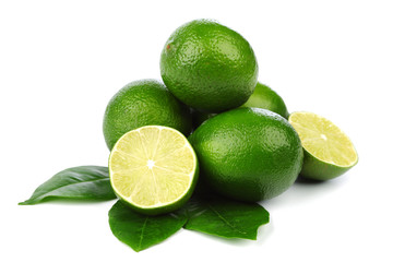 Poster - limes on white