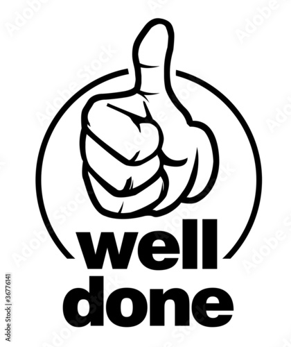 Well Done Stock Illustration Adobe Stock