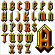 abc alphabet background squealer design