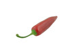 © HansPeterK - single jalapeno isolated on white background - Einzelne Jalapeno