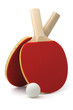 Ping-pong rackets and ball