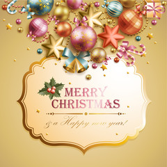 Wall Mural - Christmas background