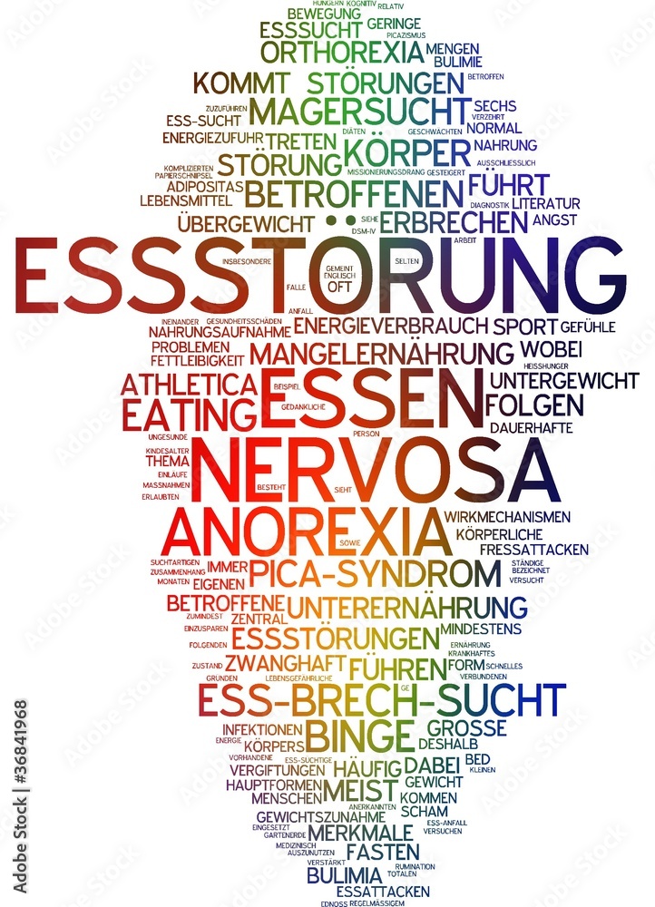 Stock-Illustration „Essstörung“ | Adobe Stock