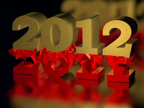 Jahreswechsel - 2011-2012 - 3D