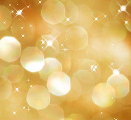 Wall Mural - christmas glittering background. holiday gold abstract texture