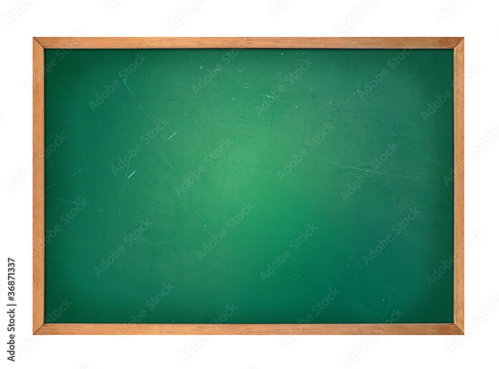 Blank Green School Chalkboard Stock Photo | Adobe Stock