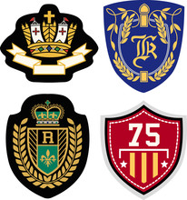 Royal Emblem Badge Shield
