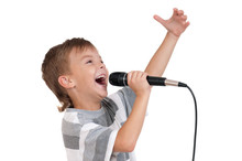 Boy With Microphone