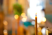 Candle In A Church