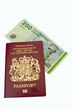 © Jenny Thompson - UK passport and  Kroner