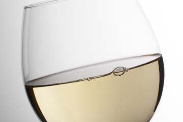 White wine close up