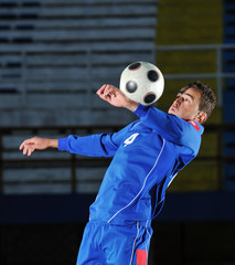 Wall Mural - football player in action