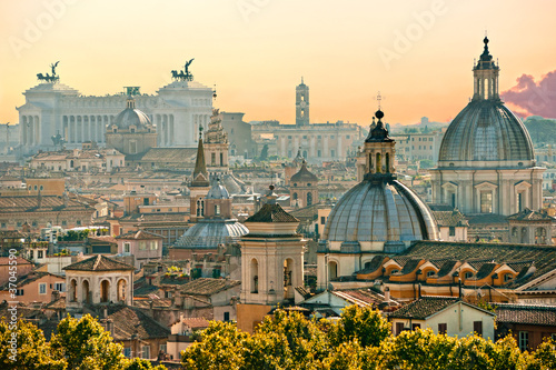 Naklejka - mata magnetyczna na lodówkę Rome, Italy.