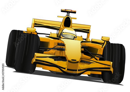 Naklejka ścienna formula one racing car