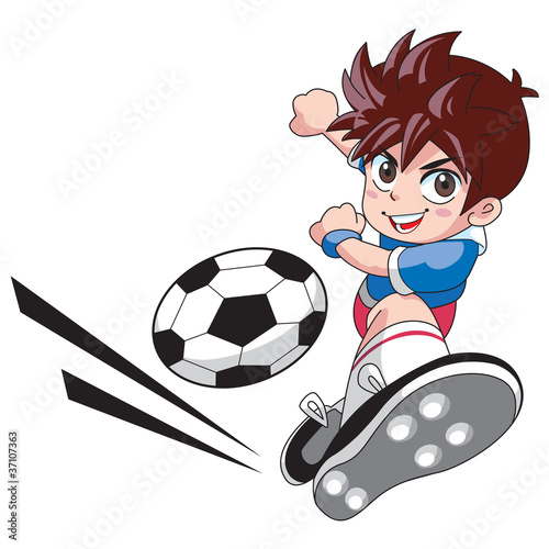 Fototapeta dla dzieci Soccer players
