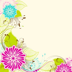 Poster - Floral Background