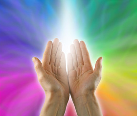 Canvas Print - shaft of healing light