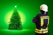 Feuerwehrmann zu Weihnachten