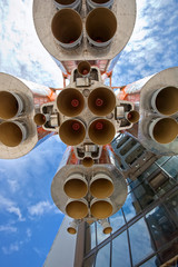 Wall Mural - details of space rocket engine