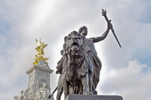 Queen Victoria Memorial At London, England
