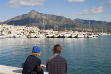 Puerto Banus Harbour In Andalucia Spain