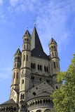 Fototapeta Londyn - Groß Sankt Martin Kirche in Köln